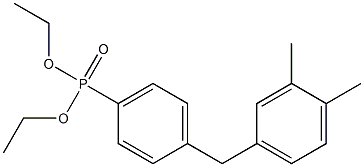 3,4-二甲基二苯甲基磷酸二乙酯结构式