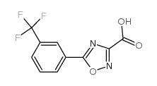 5-(3-(三氟甲基)苯基)-1,2,4-噁二唑-3-羧酸结构式