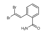 1,1-Dibromo-2-(o-carboxamidophenyl)ethene结构式