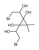 1,6-Dibromo-3-O,4-O-isopropylidene-1,6-dideoxy-D-mannitol结构式