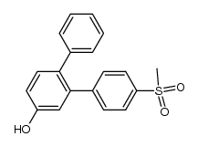 3-(4'-methylsulfonylphenyl)-4-phenylphenol结构式