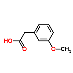 3-Methoxyphenylacetic acid Structure