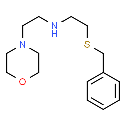 2-(Benzylthio)-N-(2-morpholinoethyl)ethan-1-amine Structure