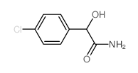 Mandelamide, p-chloro- structure