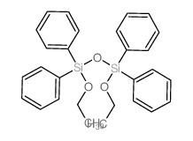 Disiloxane, 1,3-diethoxy-1,1,3,3-tetraphenyl- (6CI,8CI,9CI) Structure