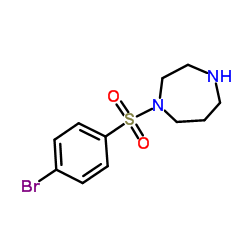 1-(4-Bromophenylsulfonyl)homopiperazine Structure