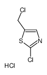 2-chloro-5-(chloromethyl)-1,3-thiazole,hydrochloride结构式