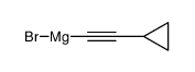 2-cyclopropylethynyl-magnesium bromide Structure