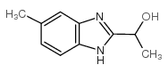 1-(5-甲基-1H-苯并咪唑-2-基)乙醇结构式