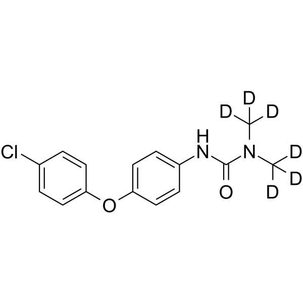 Chloroxuron-d6 Structure