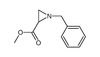 1-benzyl-aziridine-2-carboxylic acid methyl ester结构式