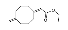 ethyl 2-(5-methylidenecyclooctylidene)acetate Structure