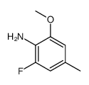Benzenamine, 2-fluoro-6-methoxy-4-methyl- (9CI) Structure