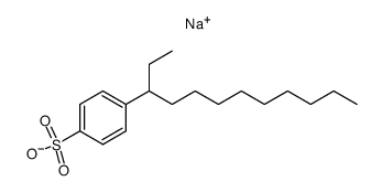 Sodium p-(3-dodecyl)benzene sulfonate Structure