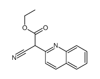 ethyl 2-cyano-2-quinolin-2-ylacetate结构式