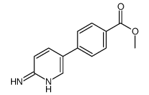 4-(6-氨基吡啶-3-基)苯甲酸甲酯结构式