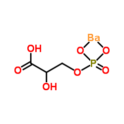 3-磷酸基-D-甘油酸钡盐二水合物结构式