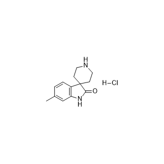 6-甲基螺[二氢吲哚-3,4'-哌啶] -2-酮盐酸盐结构式