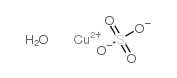 五水合硫酸铜(II)结构式