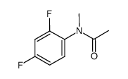 2',4'-二氟-N-甲基乙酰苯胺结构式