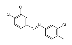 (3-chloro-4-methylphenyl)-(3,4-dichlorophenyl)diazene Structure