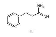 Benzenepropanimidamide,hydrochloride (1:1) structure