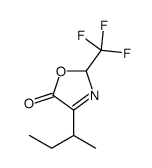 4-butan-2-yl-2-(trifluoromethyl)-2H-1,3-oxazol-5-one结构式