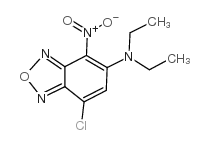 7-氯-N,N-二乙基-4-硝基-2,1,3-苯并恶二唑-5-胺结构式