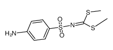 Dimethyl N-(4-Aminophenylsulphonyl)dithiocarbonimidate Structure