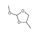2-methoxy-4-methyl-1,3-dioxolane结构式