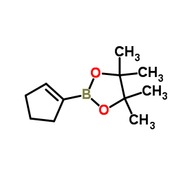 1-Cyclopentenylboronic acid pinacol ester Structure