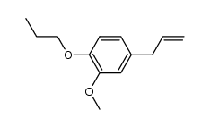 4-allyl-2-methoxy-1-propoxybenzene Structure