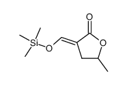 5-methyl-3-(((trimethylsilyl)oxy)methylene)dihydrofuran-2(3H)-one Structure