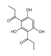 1,1'-(2,4,6-Trihydroxy-1,3-phenylene)bis(1-propanone)结构式
