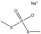 Dithiophosphoric acid S,S-dimethyl O-sodium salt Structure