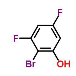 2-Bromo-3,5-difluorophenol structure