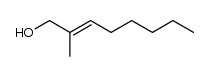 (2E)-2-methyl-2-octen-1-ol结构式