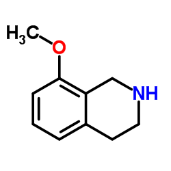 8-Methoxy-1,2,3,4-tetrahydroisoquinoline Structure
