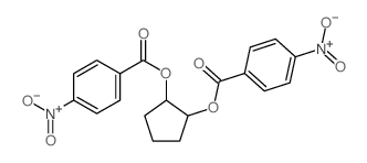 [2-(4-nitrobenzoyl)oxycyclopentyl] 4-nitrobenzoate结构式
