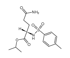 N2-(toluene-4-sulfonyl)-L-glutamine isopropyl ester Structure