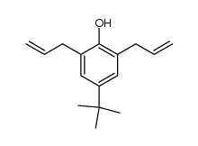 4-(tert-butyl)-2,6-di(prop-2-en-1-yl)phenol结构式