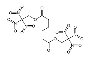 Hexanedioic acid 1,6-bis(2,2,2-trinitroethyl)ester Structure