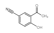 2-Acetyl-4-cyanophenol structure