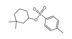 3,3-dimethylcyclohexyl 1-tosylate Structure