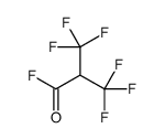 3,3,3-trifluoro-2-(trifluoromethyl)propanoyl fluoride结构式