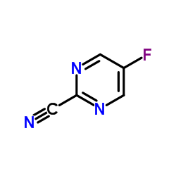 5-Fluoro-2-pyrimidinecarbonitrile structure