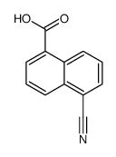5-氰基-1-萘酸结构式