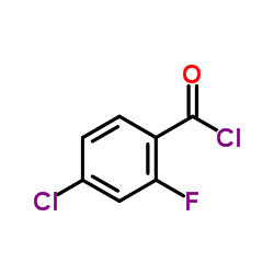 4-Chloro-2-fluorobenzoyl chloride structure