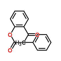 2-乙酰苯基苯甲酸酯结构式