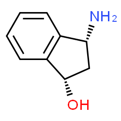 外消旋-顺式-3-氨基-1-茚满醇结构式